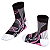 Meia Ciclismo Mtb Speed Cano Alto Preto/Rosa Mauro Ribeiro - Imagem 1