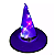 Chapéu De Bruxa Bember Com Luzes De Led Halloween Carnaval - Imagem 7