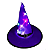 Chapéu De Bruxa Bember Com Luzes De Led Halloween Carnaval - Imagem 6