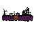 Decoração Frase Halloween 55cmx25cm Eva Glitter Festas - Imagem 2