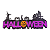Decoração Frase Halloween 55cmx25cm Eva Glitter Festas - Imagem 1