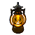 Lanterna Mini  Lampião de Led de Abóbora Decoração Halloween - Imagem 6