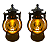 Lanterna Mini  Lampião de Led de Abóbora Decoração Halloween - Imagem 2
