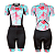 Macaquinho Ciclismo Feminino Mtb Speed Leaf Mauro Ribeiro - Imagem 1