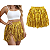 Saia Carnaval Metalizada Festa Fantasia Bloquinho 40cm Luxo - Imagem 3