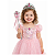 Kit Princesa Varinha Com Strass E Coroa Festas Fantasia Meninas Carnaval - Imagem 1