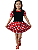 Fantasia Infantil Menina Ratinha Minie Vestido Festa Aniversário Carnaval Halloween Férias Disney - Imagem 8