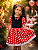 Fantasia Infantil Menina Ratinha Minie Vestido Festa Aniversário Carnaval Halloween Férias Disney - Imagem 1