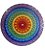 Mandala Arco-íris 70cm - Imagem 1