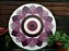 Mandala Olho Grego Bordô 60 cm - Imagem 1