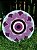 Mandala Olho Grego Bordô 40 cm - Imagem 3