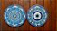 Dupla De Mandalas 20cm Energia Espiritual + Olho Grego - Imagem 1