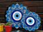 Dupla de Mandalas Olho Grego 20cm E30cm - Imagem 1