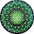 Mandala chakra Anahata 30cm - Imagem 1