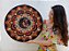Mandala Cristo "60 cm pintada a mão - Imagem 3