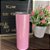 Copo Aço Inox Com Tampa e Canudo - Rosa Perolado - 600ml - Imagem 2