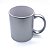Caneca Perolada Prata 325ml - Imagem 1