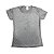Baby Look Cinza Mescla 100% Poliester - Imagem 1