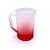 Caneca 500ml Degrade Vermelha - Imagem 1