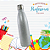 Garrafa Térmica Glitter Prata 500ml - Imagem 1