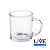 Caneca Importada de Vidro Cristal 325ml - LIVE.SUB - Imagem 1