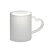 Caneca De Vidro Jateado 325ml Alça Coração - Imagem 1