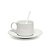 6 Xicaras 147ml c/ Pires e Com Colher - Imagem 1