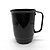 Caneca de Aluminio Preta Brilhante P/ Aplicação DTF Uv - Imagem 1