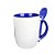 Caneca Com Colher Azul Medio 325ml - Imagem 1