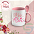 Caneca RETA Com Colher Rosa 325ml - Imagem 2