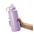 Garrafa Squeeze 900ml Térmica Com Tampa Emborrachada - Lilas - Imagem 2