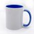 Caneca Alça e Interior Azul Médio - Imagem 1