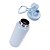Garrafa Squeeze 900ml Térmica Com Tampa Emborrachada - Azul Claro - Imagem 2
