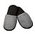 Pantufa Adulta Para Sublimação CINZA / PRETO - Imagem 1