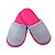 Pantufa Adulta Para Sublimação CINZA / ROSA - Imagem 1