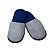 Pantufa Adulta Para Sublimação CINZA / AZUL MARINHO - Imagem 1