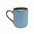 Caneca Imperial Borda e Alça Ouro - Azul 325ml - Imagem 1