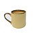 Caneca Imperial Borda e Alça Ouro - Amarela 400ml - Imagem 1