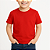Camiseta Infantil VERMELHA 100% Poliéster - Imagem 1
