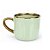 Caneca Imperial Borda e Alça Ouro - Verde Menta 400ml - Imagem 1