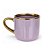 Caneca Imperial Borda e Alça Ouro - Lilás 400ml - Imagem 1