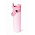 Garrafa Squeeze 650ml Térmica Com Alça e Canudo - Rosa Claro - Imagem 2