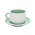 Xicara 90ml Com Pires PETIT - Fosca Verde Menta - Imagem 1
