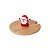 Tampa Bambu de Apoio Para Caneca - Papai Noel - Imagem 1