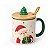 Tampa Bambu de Apoio Para Caneca - Arvore de Natal - Imagem 3