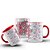 Caneca Alça e Interior Vermelha - Imagem 3