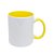 Caneca Alça e Interior Amarela - Imagem 1