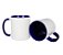 Caneca Alça e Interior Azul Escuro - Imagem 1