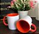 Caneca Alça e Interior Laranja - Imagem 3