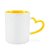 Caneca Alça Coração Amarelo - Imagem 1